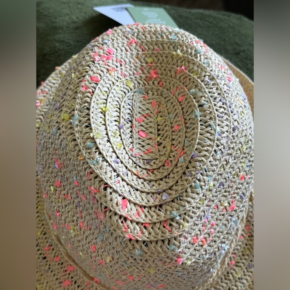 Girls H&M Woven Straw Summer Beach Hat 👒 NWT - Picture 3 of 8